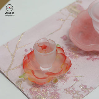 FloraDeity™ Twelve-February Plum Blossom Tea Set