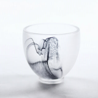 All Blessings Teacup — hand-cast liuli teacup by Yuen Design