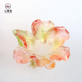 FloraDeity™ Twelve-June Punica granatum Teacup Saucer