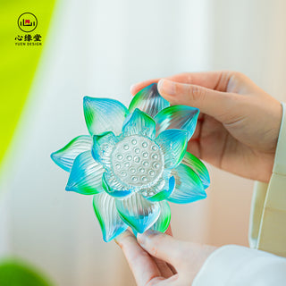 FloraDeity™ Twelve-July Lotus Teacup Saucer