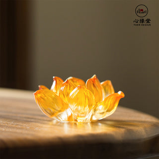 Golden Lotus Incense Tray